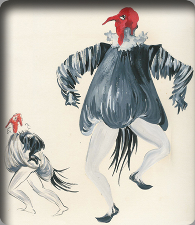 Costume Arbeau dindon Costume Arbeau dindon